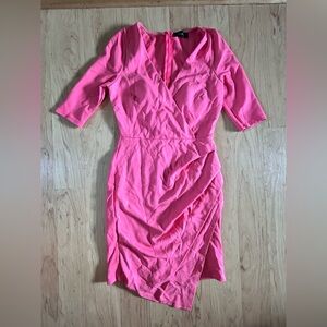 Vibrant Pink Bodycon Dress Size Medium